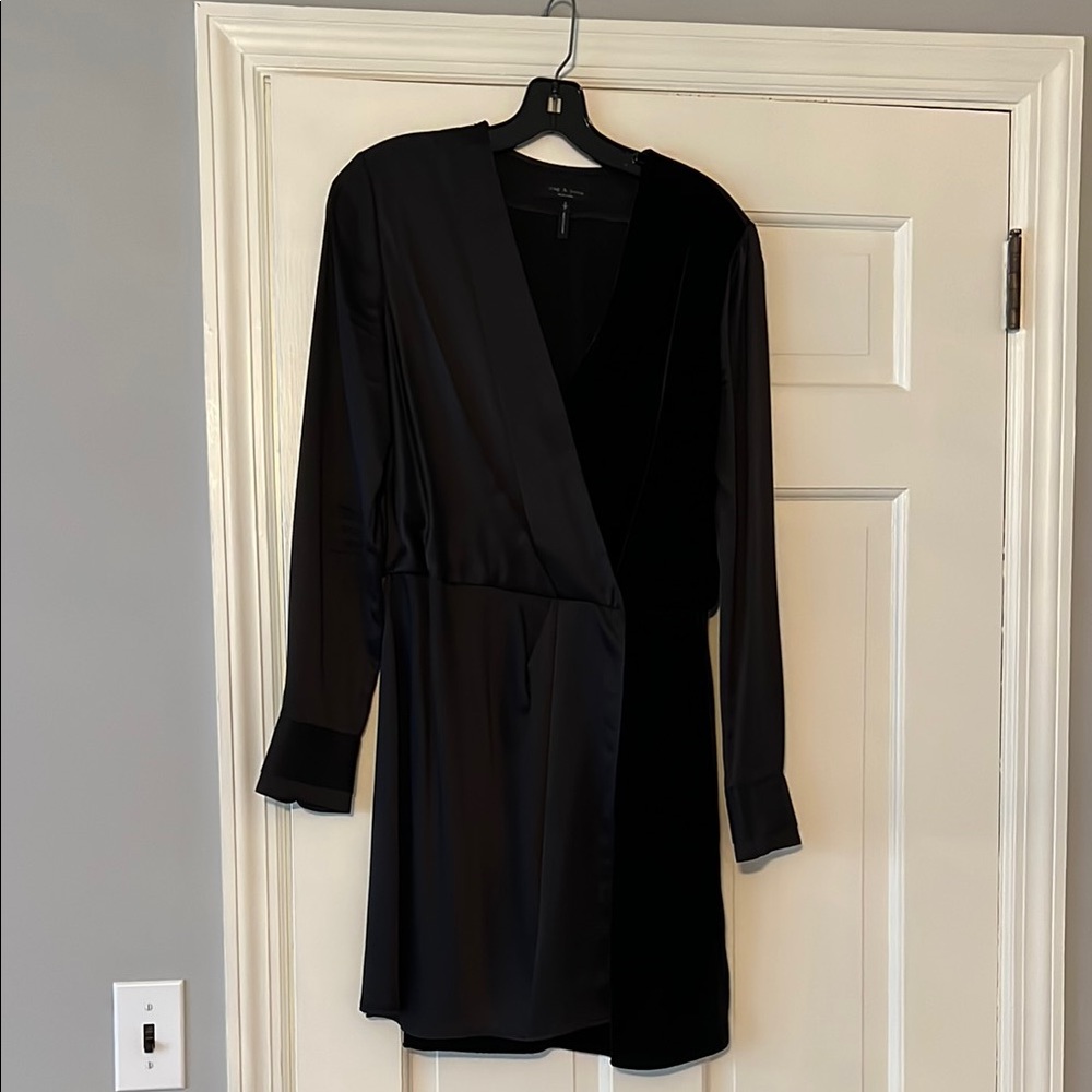 Rag& bone Black Long Sleeve Dress